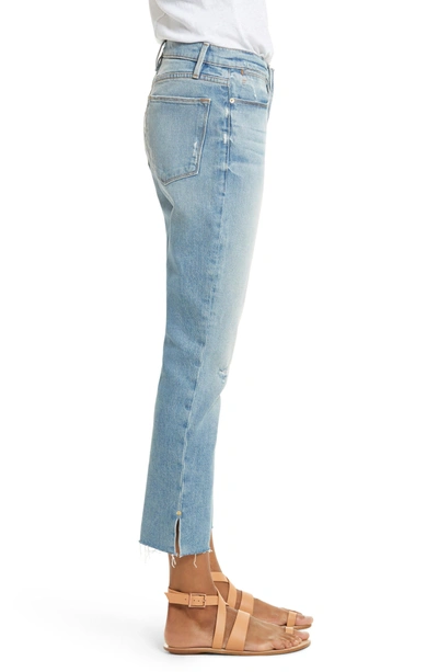 Shop Frame Le High Crop Straight Jeans In Surrey