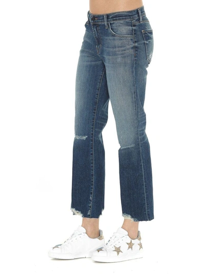 Shop J Brand Selena Jeans In Revoke Destruct