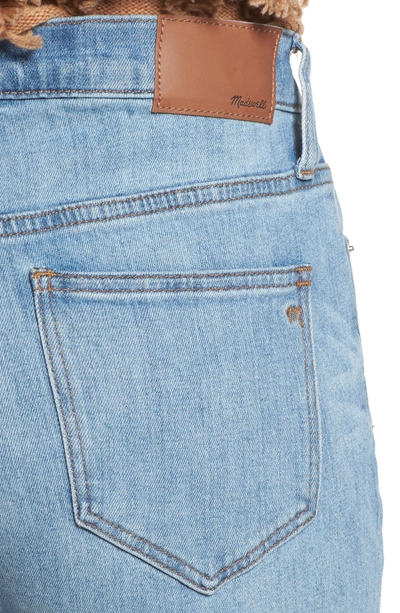 Shop Madewell Cruiser Pieced High Waist Straight Leg Jeans In Travis Wash