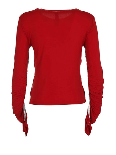 Shop Carven Classic Long Sleeved T-shirt In Multicolor