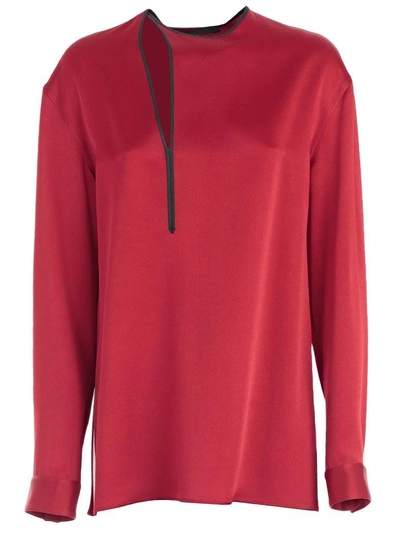 Shop Haider Ackermann Shirt In Red Black