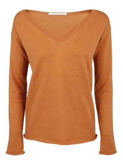 Shop Saverio Palatella V-neck Sweatshirt In Copper