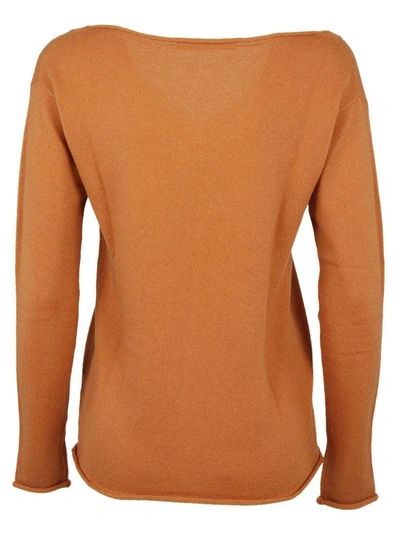 Shop Saverio Palatella V-neck Sweatshirt In Copper