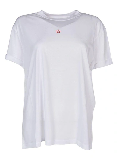 Shop Stella Mccartney Star T-shirt In Bianco
