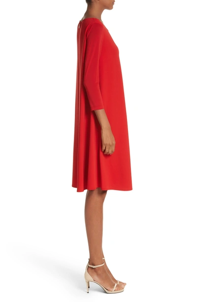 Shop Max Mara Pigna Swing Dress In Red