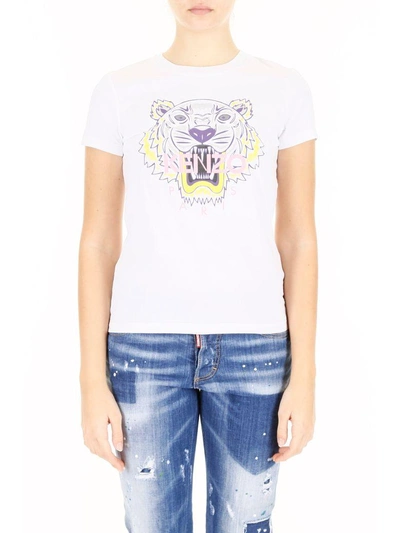 Shop Kenzo Classic Tiger T-shirt In Blancbianco