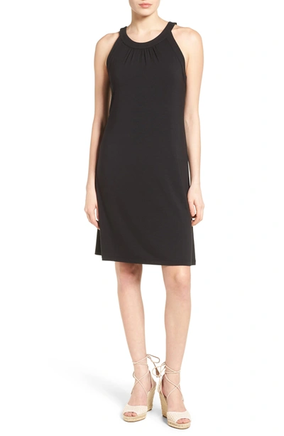 Shop Tommy Bahama Tambour Shift Dress In Black