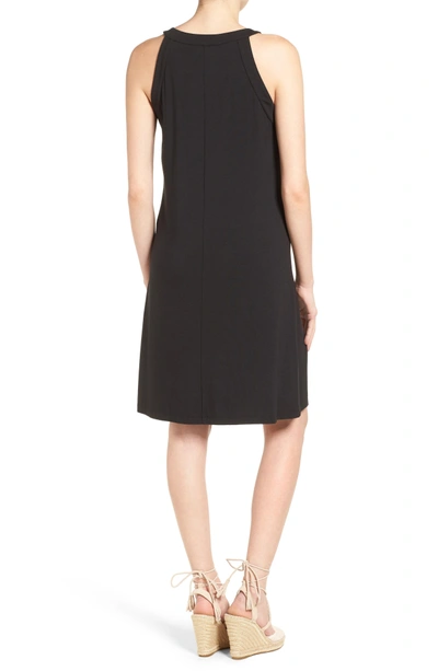 Shop Tommy Bahama Tambour Shift Dress In Black