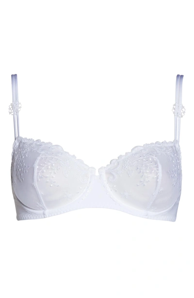 Shop Gucci 'delice' Underwire Demi Bra In White