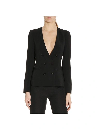 Shop Emporio Armani Blazer Blazer Women  In Black