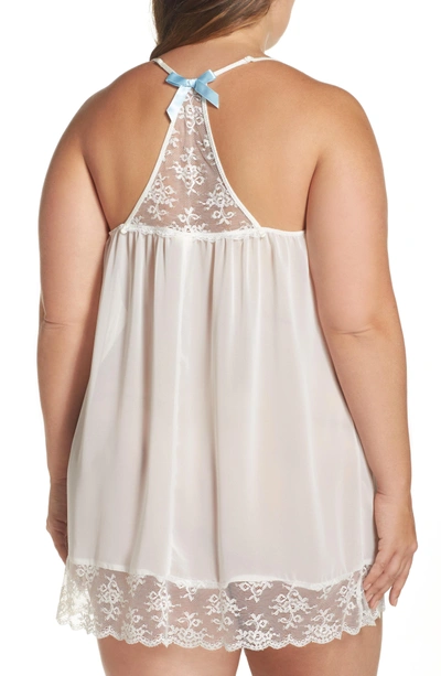 Shop In Bloom By Jonquil Chiffon Chemise In Ivory