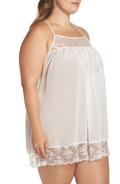 Shop In Bloom By Jonquil Chiffon Chemise In Ivory