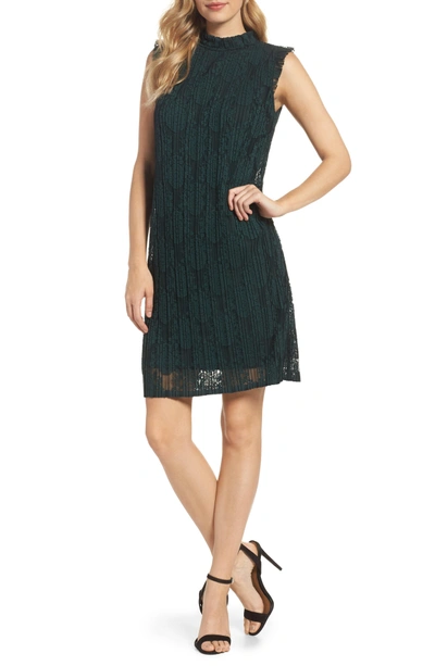Shop Julia Jordan Sleeveless Shift Dress In Emerald