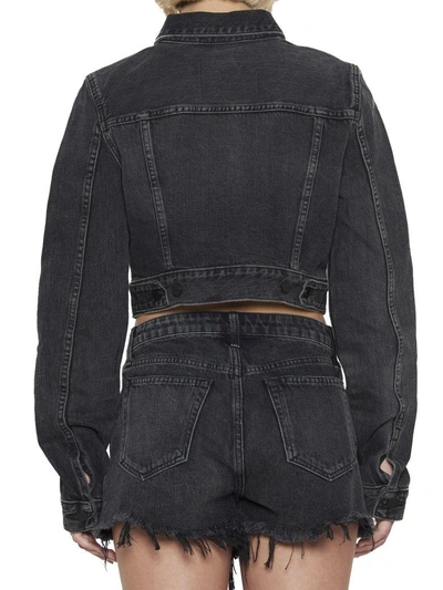 Shop Alexander Wang Jacket In Grey