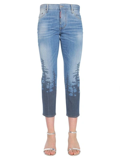 Shop Dsquared2 Boyfriend Fit Jeans In Denim