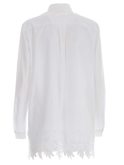 Shop Sara Battaglia Shirt In White