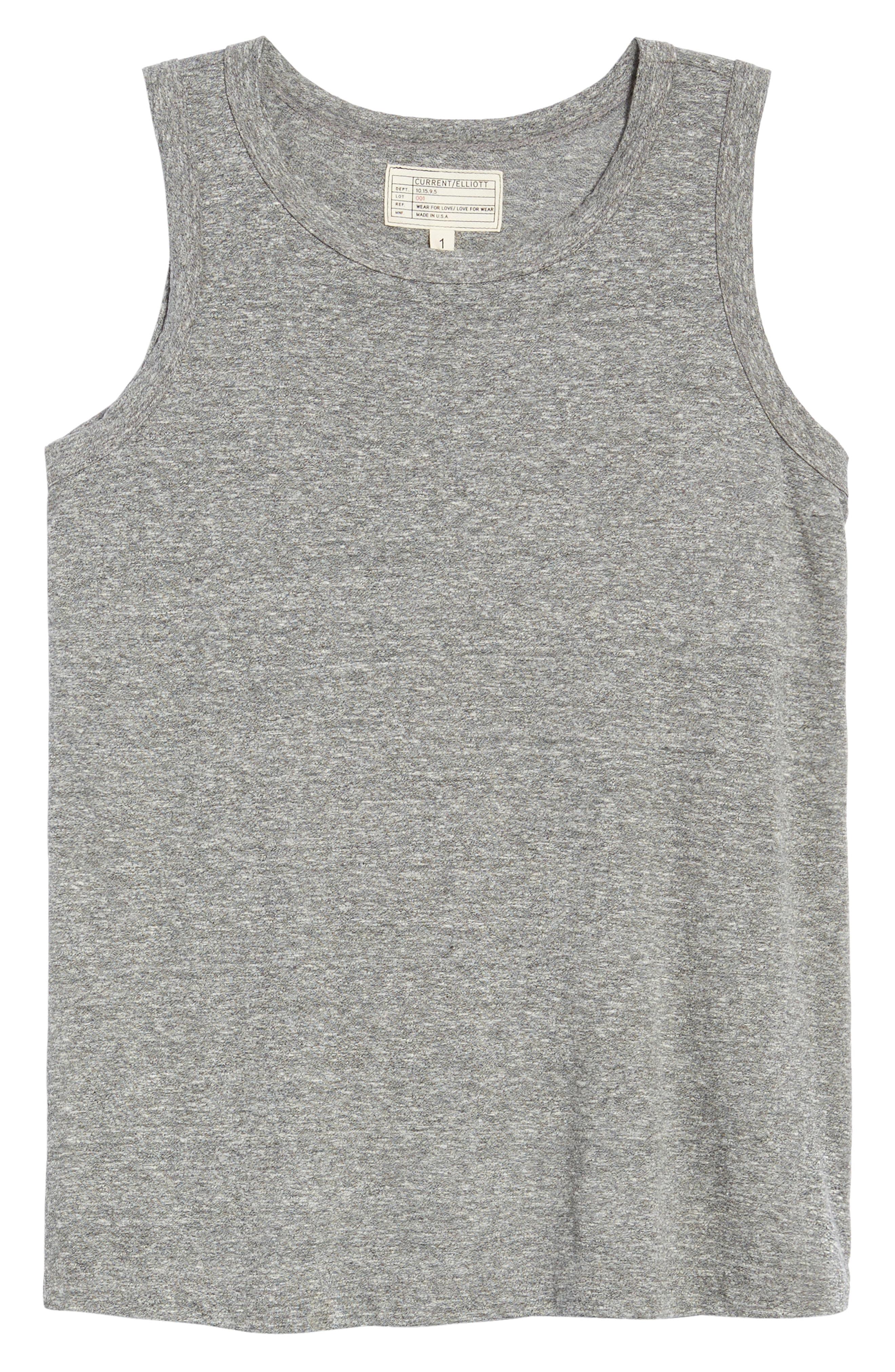 Current Elliott Current/elliott Shirt - Muscle Tee In Heather Grey | ModeSens