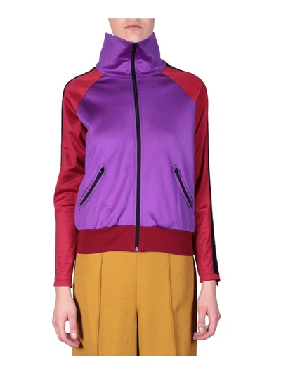 Shop Amen Color-blocked Track Jacket In Multicolor