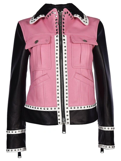 Shop Dsquared2 Paneled Jacket In Pink