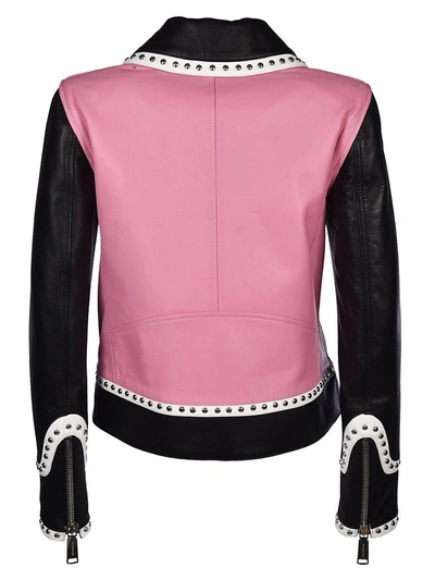 Shop Dsquared2 Paneled Jacket In Pink