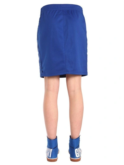 Shop Givenchy Jersey Skirt In Blu