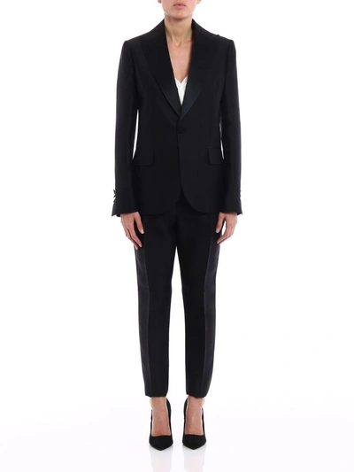 Shop Dsquared2 Straight Fit Suit In Black