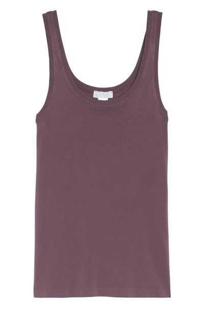 Shop Hanro 'touch Feeling' Tank In Mauve 1803