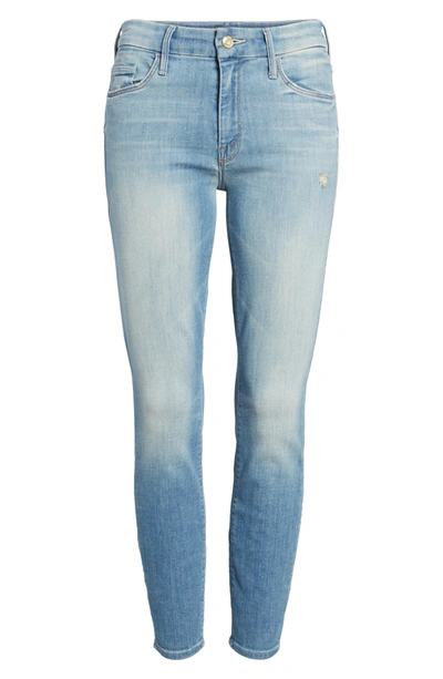Shop Mother The Looker Crop Skinny Jeans In Shake Well