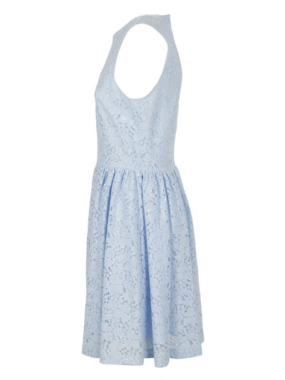 Shop Blugirl Lace Dress In Light Blue