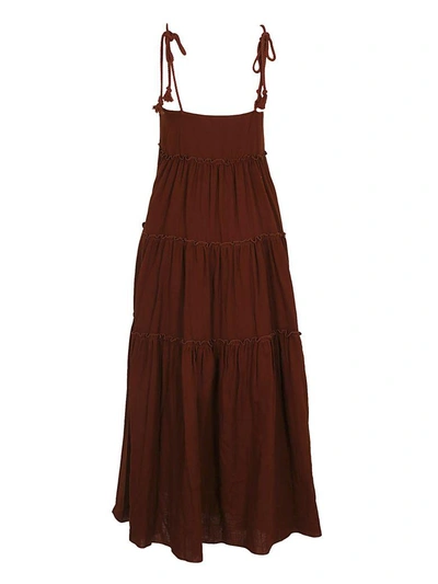 Shop See By Chloé Pleated Dress In Coccio