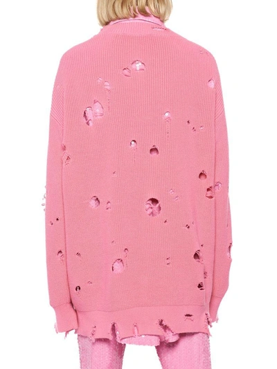 Shop Msgm Sweater In Pink