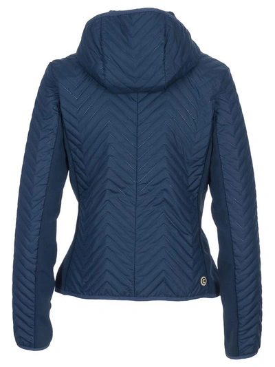 Shop Colmar Jacket With Hood In Blu