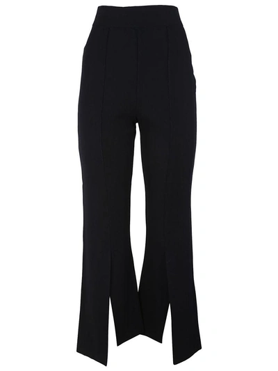 Shop Stella Mccartney Compact Knit Pants In Ink
