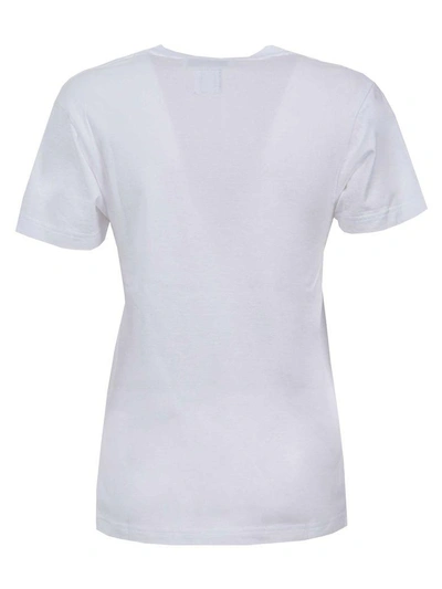 Shop Facetasm Logo Print T-shirt In Wh Bianco