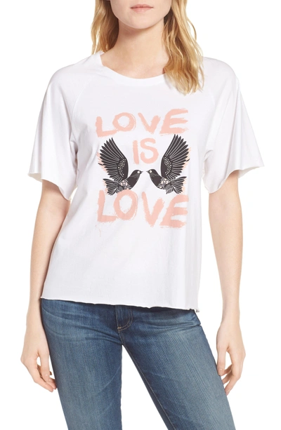 Shop Rebecca Minkoff Love Birds Lombardo Tee In White/ Multi