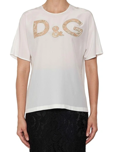 Shop Dolce & Gabbana T-shirt In White