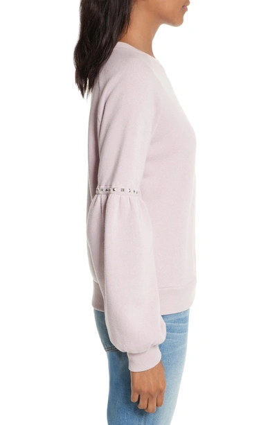 Shop Rebecca Minkoff Clementine Sweatshirt In Keepsake Lilac