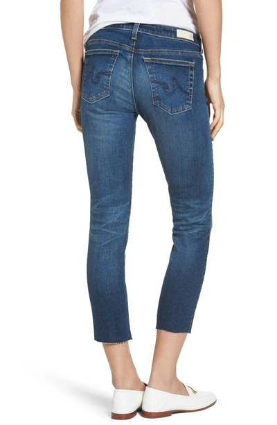 Shop Ag The Stilt Crop Skinny Jeans In 5 Years Indigo Avenue