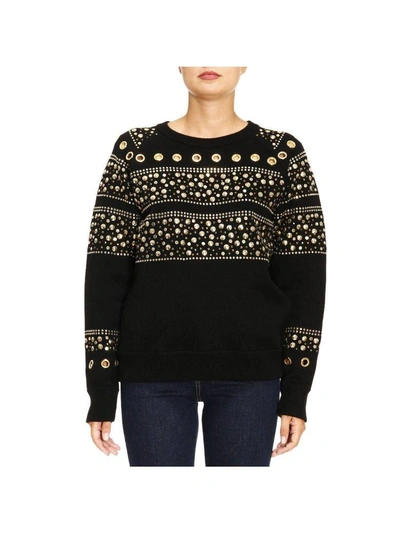 Shop Michael Michael Kors Sweatshirt Sweater Women  In Black