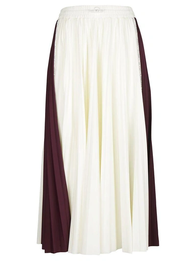 Shop Valentino Pleaded Midi Skirt