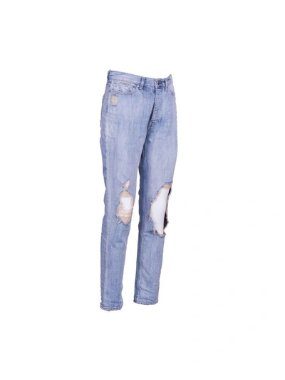 Shop Iro Jeans Jeans Broken In Light Blue