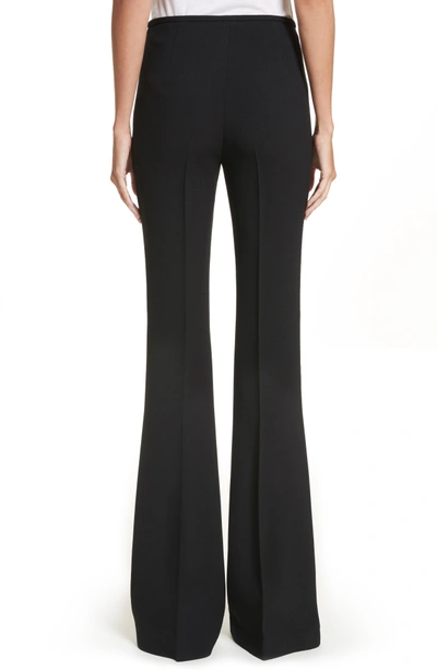 Shop Michael Kors Crepe Sable Flare Pants In Black