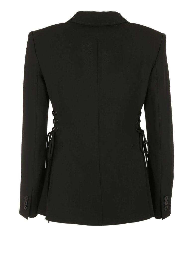 Theory Lace-up Detail Blazer In Black | ModeSens