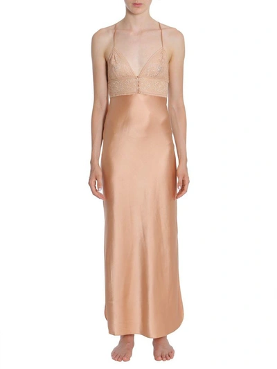 Shop Stella Mccartney Ophelia Whistling Chemise In Cipria