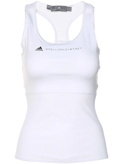 Shop Adidas By Stella Mccartney Performance Essential Tank Top In Bianco