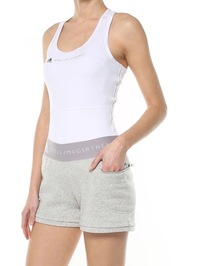 Shop Adidas By Stella Mccartney Performance Essential Tank Top In Bianco