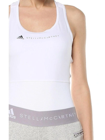 Shop Adidas By Stella Mccartney Performance Essential Tank Top In Bianco