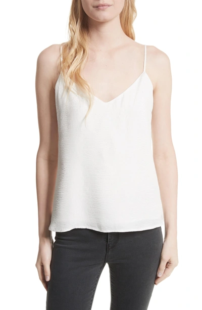 Shop L Agence Jane Silk Camisole In Ivory