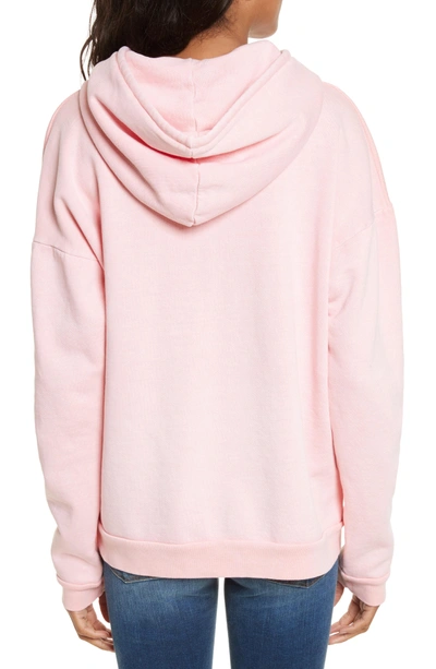 Shop Frame Oversize Hoodie In Faded Light Pink