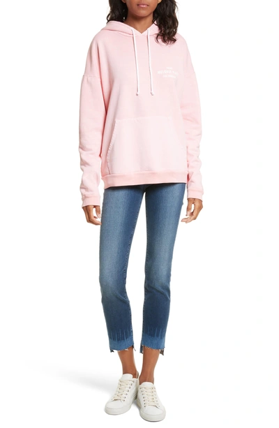 Shop Frame Oversize Hoodie In Faded Light Pink